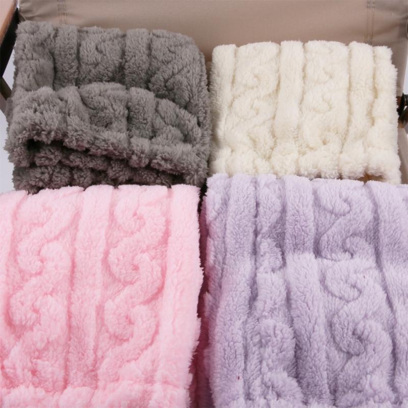 Women Furry Thigh High Slipper Socks Solid Color Cable Pattern Fleece Fuzzy Over Knee Stockings Winter Warm Leg Warmers