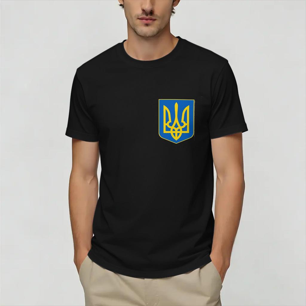 Ukraine Ukrainian Flag T Shirt Beach Trending T Shirts Couple Pure Cotton ONeck Plus Size 5XL Tees ShortSleeved Vintage Tops