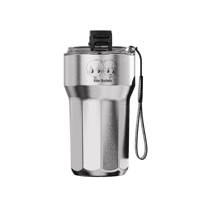 Haier Portable Titanium Dual-Drink Coffee & Water Thermos
