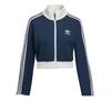 Women's KC2646 Knit Jacket - White/Indigo Blue