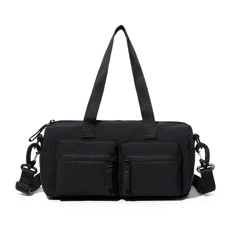 

Дорожная сумка мужская женская спортивная сумка для плавания и фитнеса большой вместимости уличная сумка ручная кладь чёрный