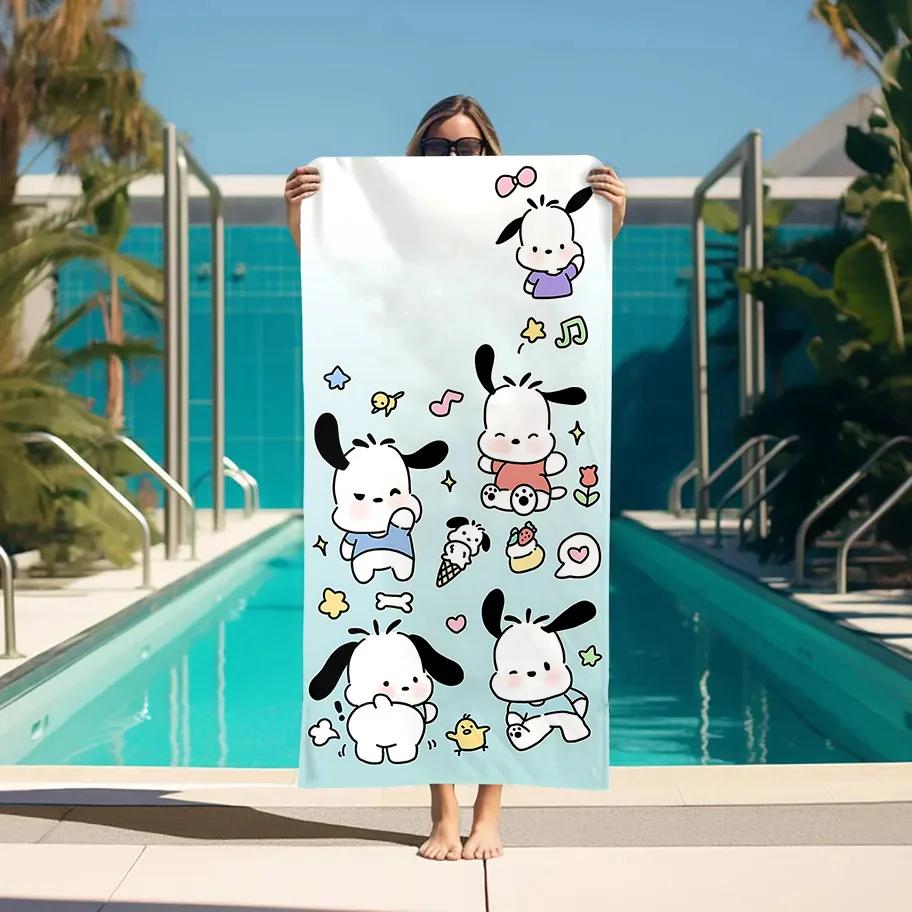 

Quick Drying Towels S-Sanrio-1 Bathroom Beach Towel Spa For Bath Sauna Personal Care Large Accessories Home Gym Set Turban Hair W30*H60(CM)