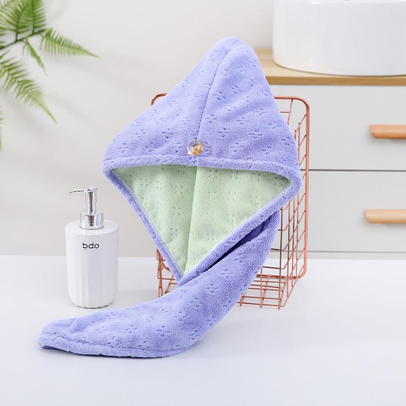Dry Hair Cap, Super Water Absorption, Quick Drying, Enlarged and Lengthened Hair Wiping, One-piece Long Hair Bath Towel, Women's Bag Head Towel