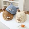 Chapeau de Soleil Bébé Ours Printemps/Été - Casquette Beret Mignonne Dessinée pour Bébés et Tout-Petits