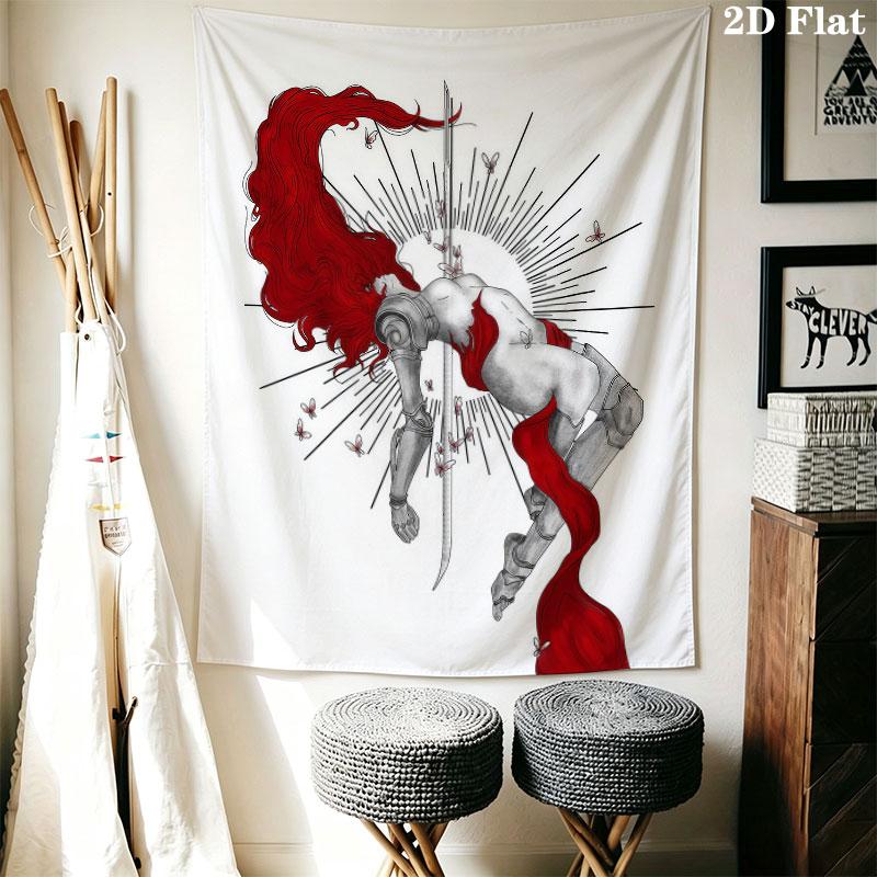 Malenia Rot Wall Hanging Printed Fabric Blanket Decorative Tapestries for Bedroom Living Room Home Decor