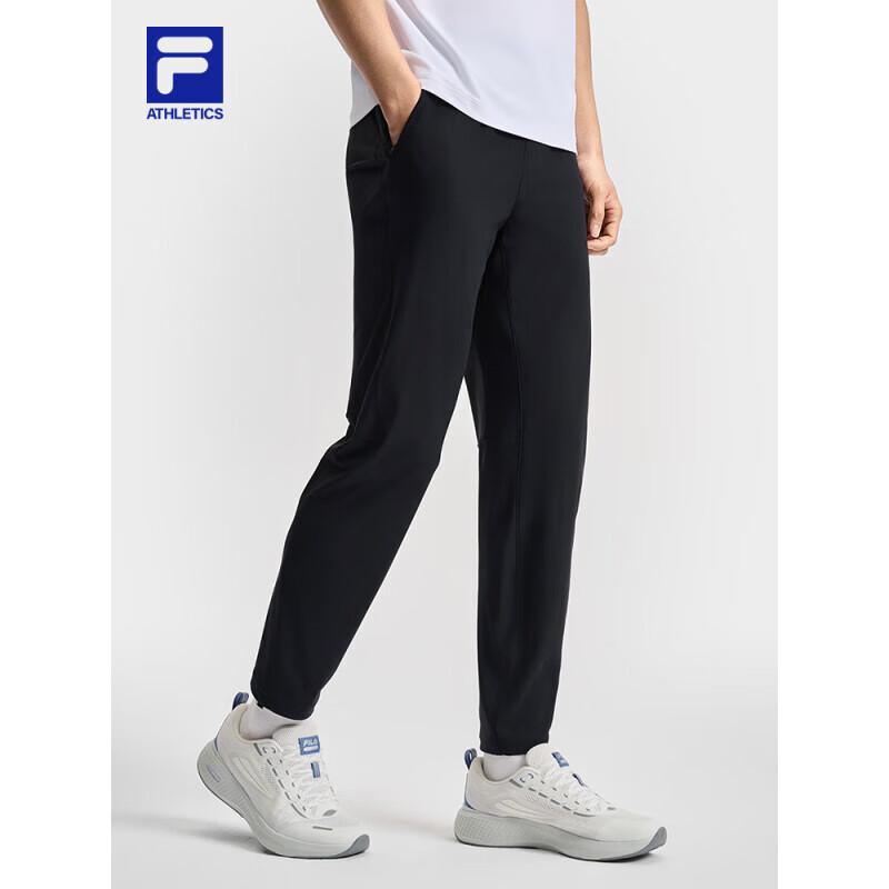 Мужские спортивные брюки FILA из трикотажа прямого кроя