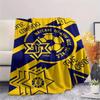 1 Stück Maccabi Tel Aviv FC Aufdruck Flanelldecke Hohe Qualität Warm Bequem Decke für Alle Jahreszeiten Perfekt für Geschenke Heimdekoration