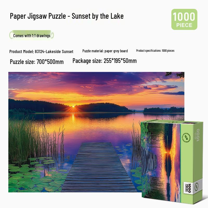 Van Gogh Creative Landscape Jigsaw Puzzle - 1000 Pieces Stress Relief Educational Toy