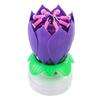 Figurine pour gâteau - Innovantes - Fleur De Lotus - Musicale - Tournante - Avec 8 Bougies