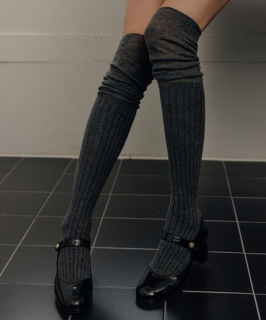 Lugkaeseuteu Soft Over-The-Knee Socks / Soft Over Knee Socks_5Colors