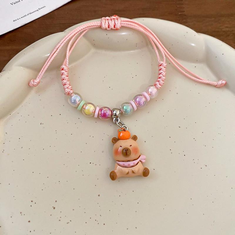 

Детский забавный браслет-подвеска из бусин, милый универсальный нишевый браслет, модный темперамент, высококлассные украшения
