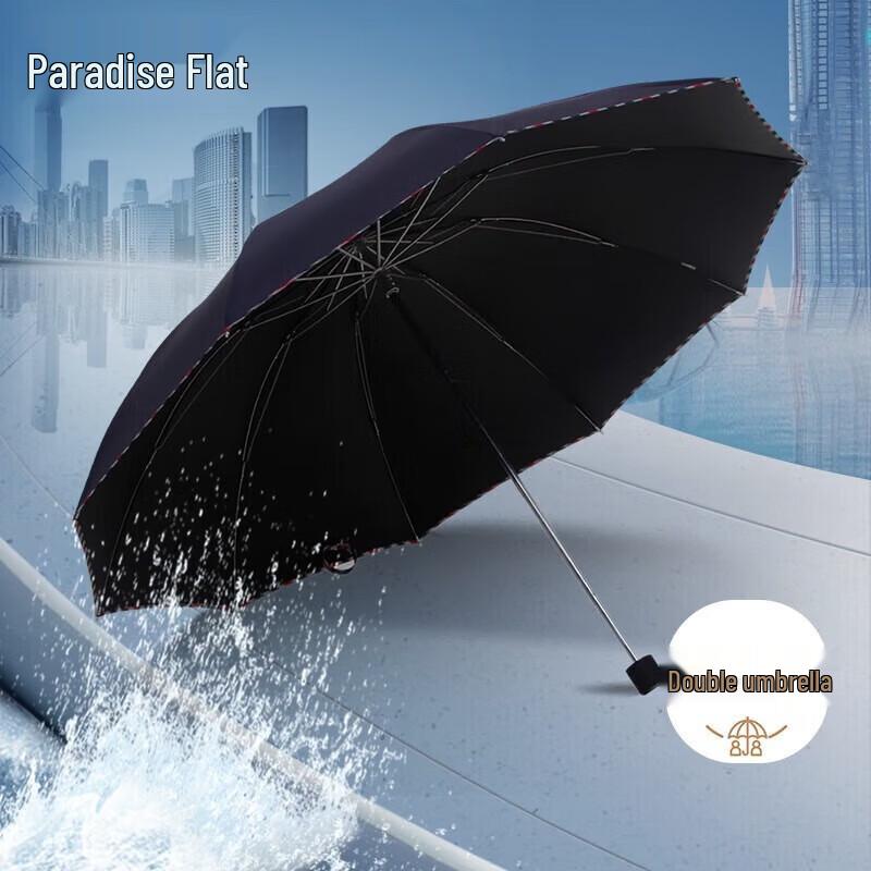 Heaven Classic Business Three-Fold UV Protection Umbrella