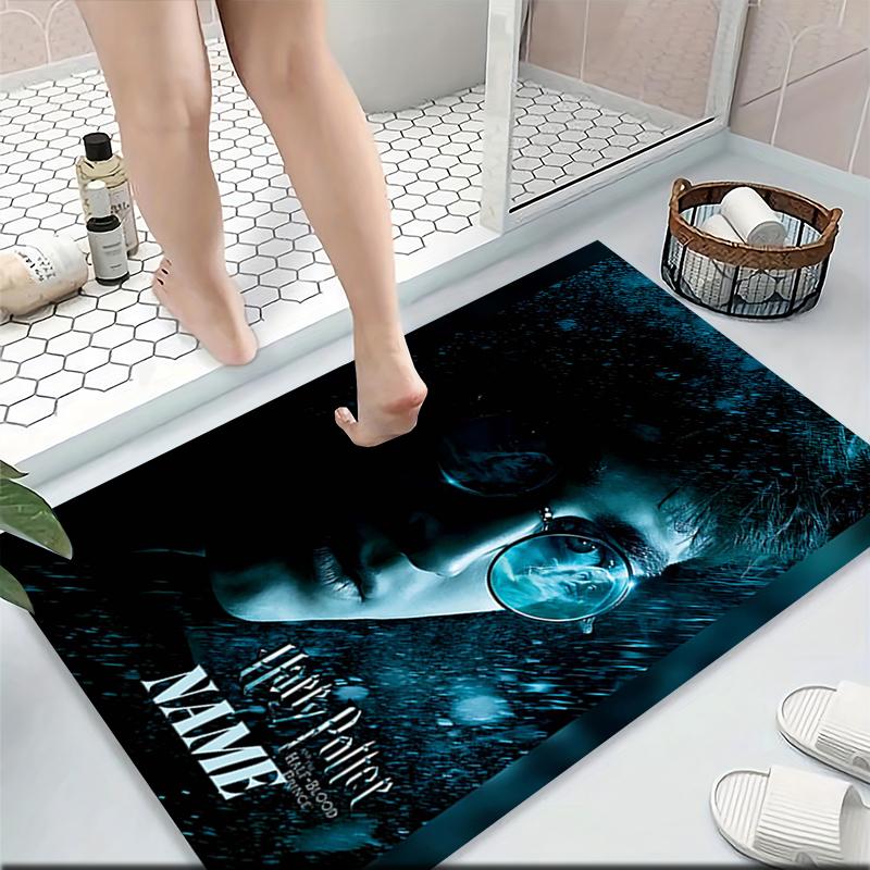 Custom Name "Harry Potter's Journey" Carpet Rug Customizable Soft Washable Anti-Slip Home Living Room Sofa Mats Personalized Rug. 090975