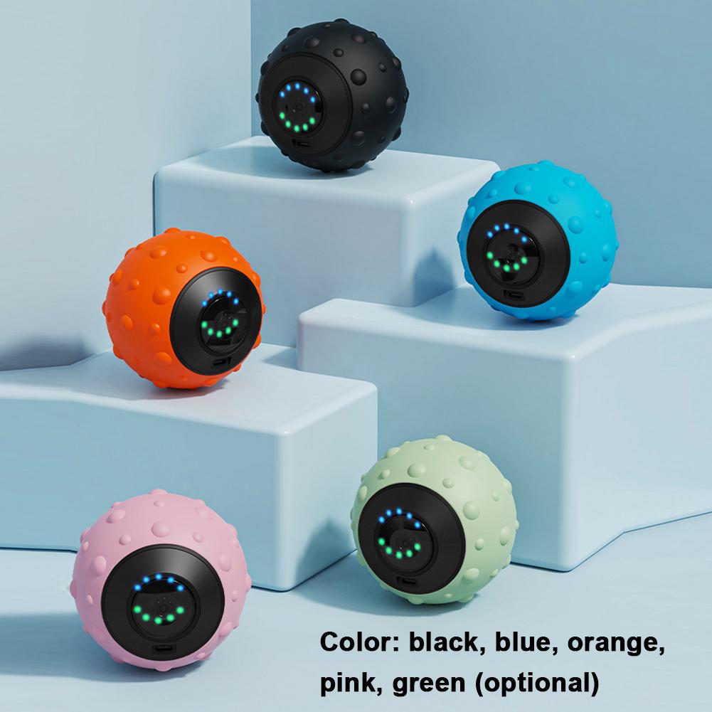Vibrations Massage Ball Electric Fascia Ball Muscle Relaxation Massager Fitness Yoga Sports