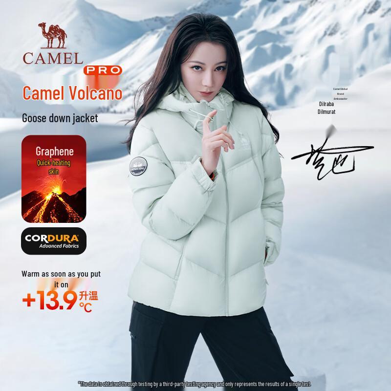 Camel Volcano Pro Women's Goose Down Puffer Jacket