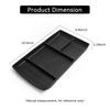 for Honda Prologue/Acura ZDX 2026 TPE Center Console Lower Layer Storage Box Organizer Tray Car Interior Accessories Black