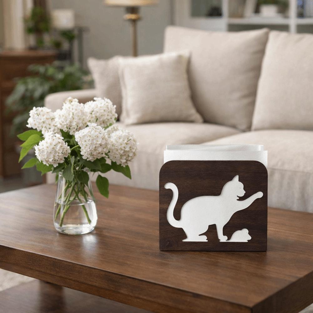 Decorative Tissue Dispenser Retro Style Napkin Storage Box Butterfly Tissue Holder  Hotel