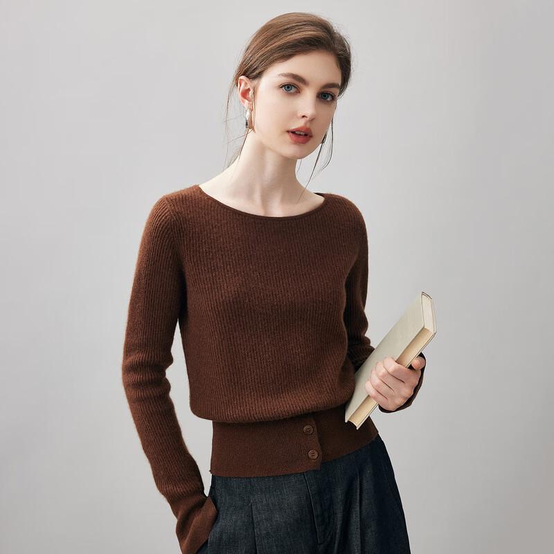 Komun Boca Women's 100% Cashmere Knit Sweater