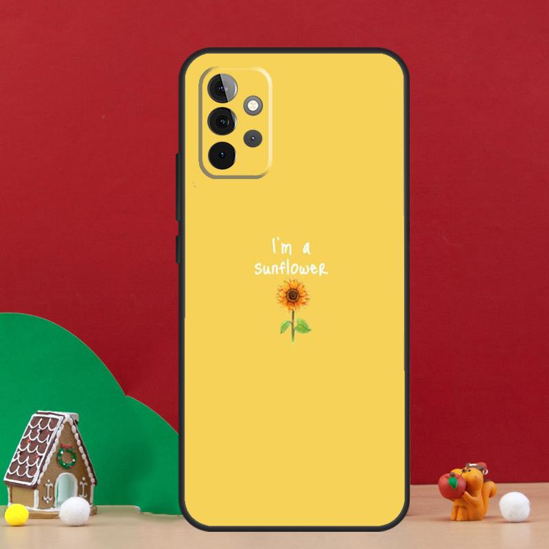 Daisy Sunflower Floral Flower Case For Samsung Galaxy A56 A33 A13 A36 A23 A52 A32 A12 A54 A34 A14 A16 A53 A15 A35 A55 A17