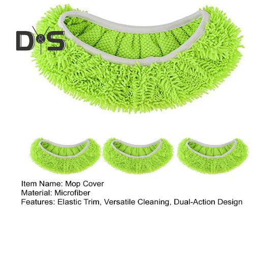 4 Pezzi Coprimocio per Mocio per Tavole Piccole Grandi Bordo Elastico Pulizia Profonda Riutilizzabile Lavabile Panni per Mocio per Swiffer