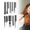 10pcs Professional Hair Styling Comb Set Salon Hairdressing Combs Set Barber Comb Set