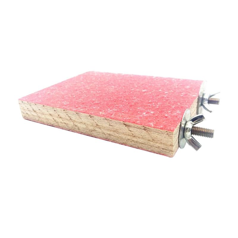 Pet Supplies Bird Stand Platform Playground Natural Wood Paw Grinding Clean for Parrots Cage Tool