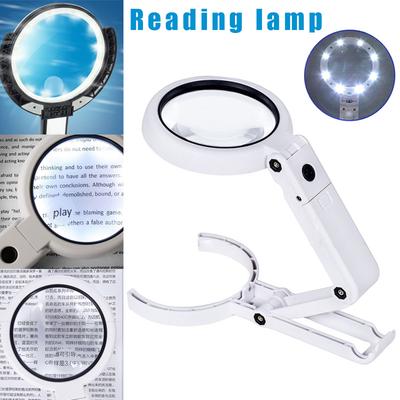 EU USUKAU Plug 220V Crafts Glass Lens LED Desk Magnifier EU USUKAU Plug 220V Crafts Glass Lens LED Desk Magnifier