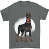 Unisex Shirt Cotton Oversize Large Size An Alert Doberman Mens T-Shirt