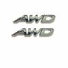 3D Metalowe Litery AWD Logo Emblemat Bagażnika Samochodu Odznaka Błotnika Naklejka Akcesoria