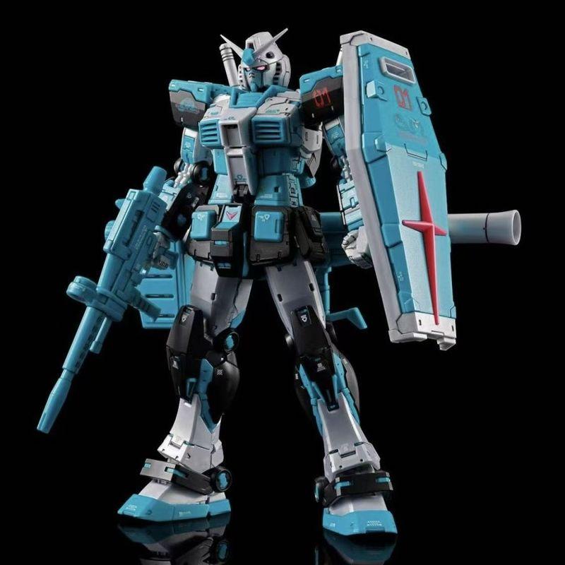 Omezená edice RG 1/144 RX-78-2 Ver.2.0 Hatsune Miku Ver. Montážní stavebnice Akční figurky Módní plastové hračky Sběratelské modely