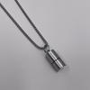 Creative Mini Lighters for Case Necklace for Titanium Steel Pendant Chain Hip Hop Party Jewelry Gift Lighters Pendan