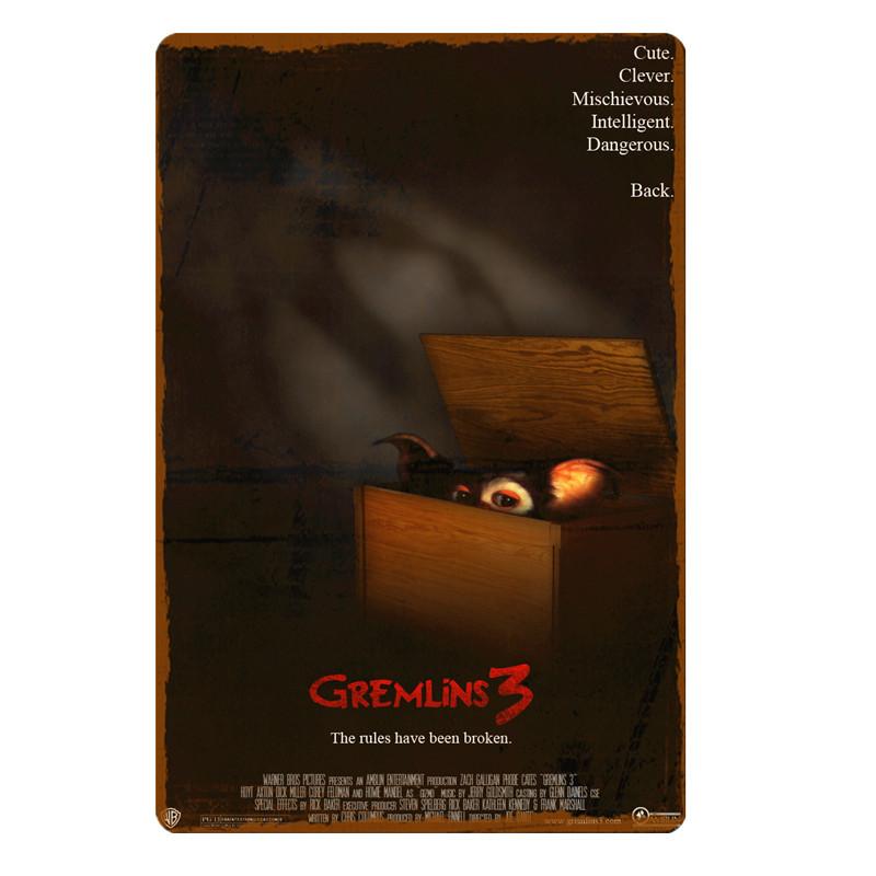 Classic US Movie Cartoon Sign Wall Plates Poster Metal Tin Sign Home Bedroom Craft Board Tinplate Painting Retro Art Signs Decor