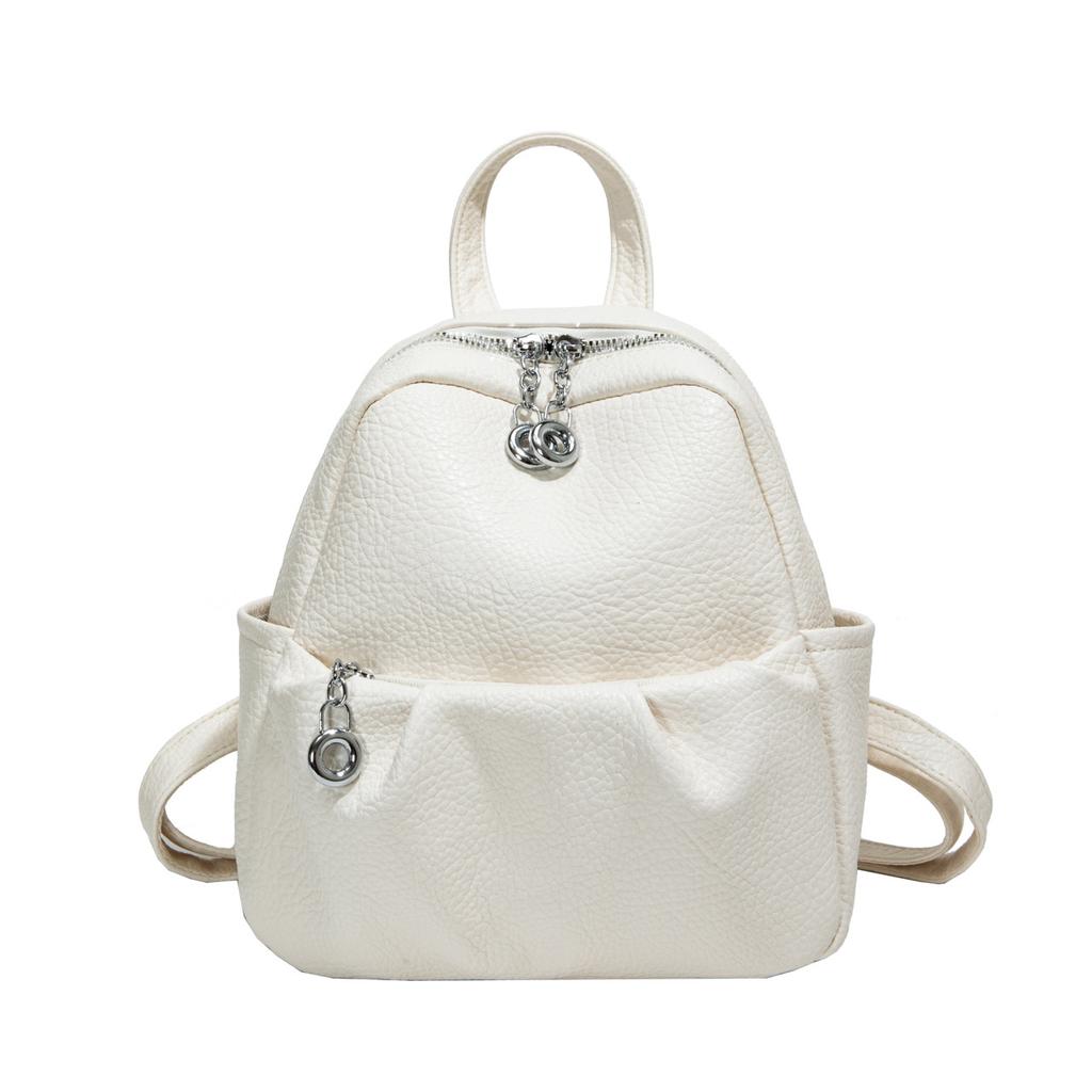 New Travel Lightweight Handbag Women's Casual Fashion Pleated Trend Versatile Backpack