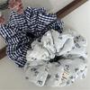 Scrunchies Embroidered Hair Accessories Soft Fabric Elastic Hair Bands Ponytail Holder Suitable For Various Hairstyles