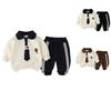 Kinder Freizeit Langarm Set, Bequeme Alltagsoutfits
