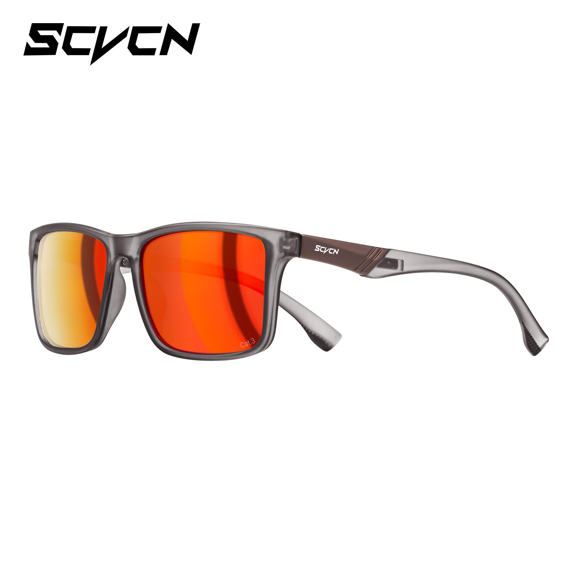 

SCVCN Fashion Polarized Sunglasses Fishing Outdoor Sports Glasses Outdoor Cycling Road Bike UV400 Protective Frame Glasses