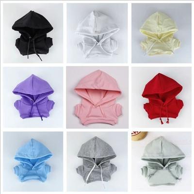 Bonitas camisolas artesanais para uso casual, blusas de bonecas para bonecas de algodão de 10 cm para bonecas de algodão de 10 cm