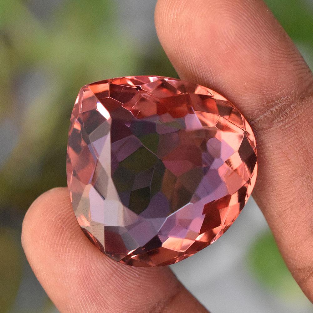 28x27mm LAB-CREATED Big Pear Shape Alexandrite CERTIFIED Loose Gemstone