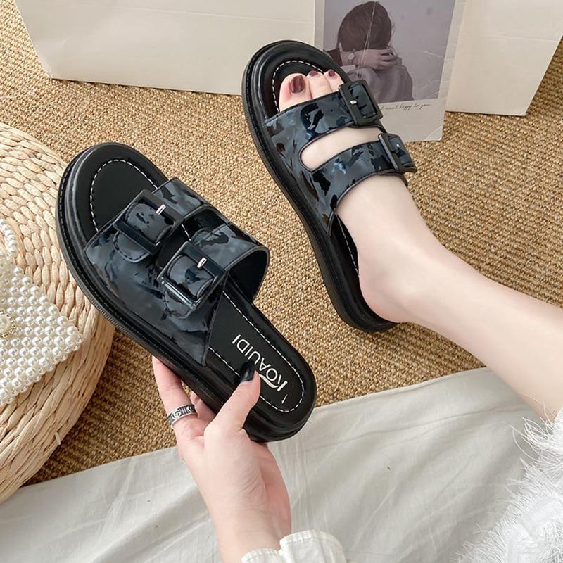 Sandalias y zapatillas de suela gruesa Las mujeres usan zapatos de playa de  moda afuera en verano comprar a buen precio — entrega gratuita, reseñas  reales con fotos — Joom