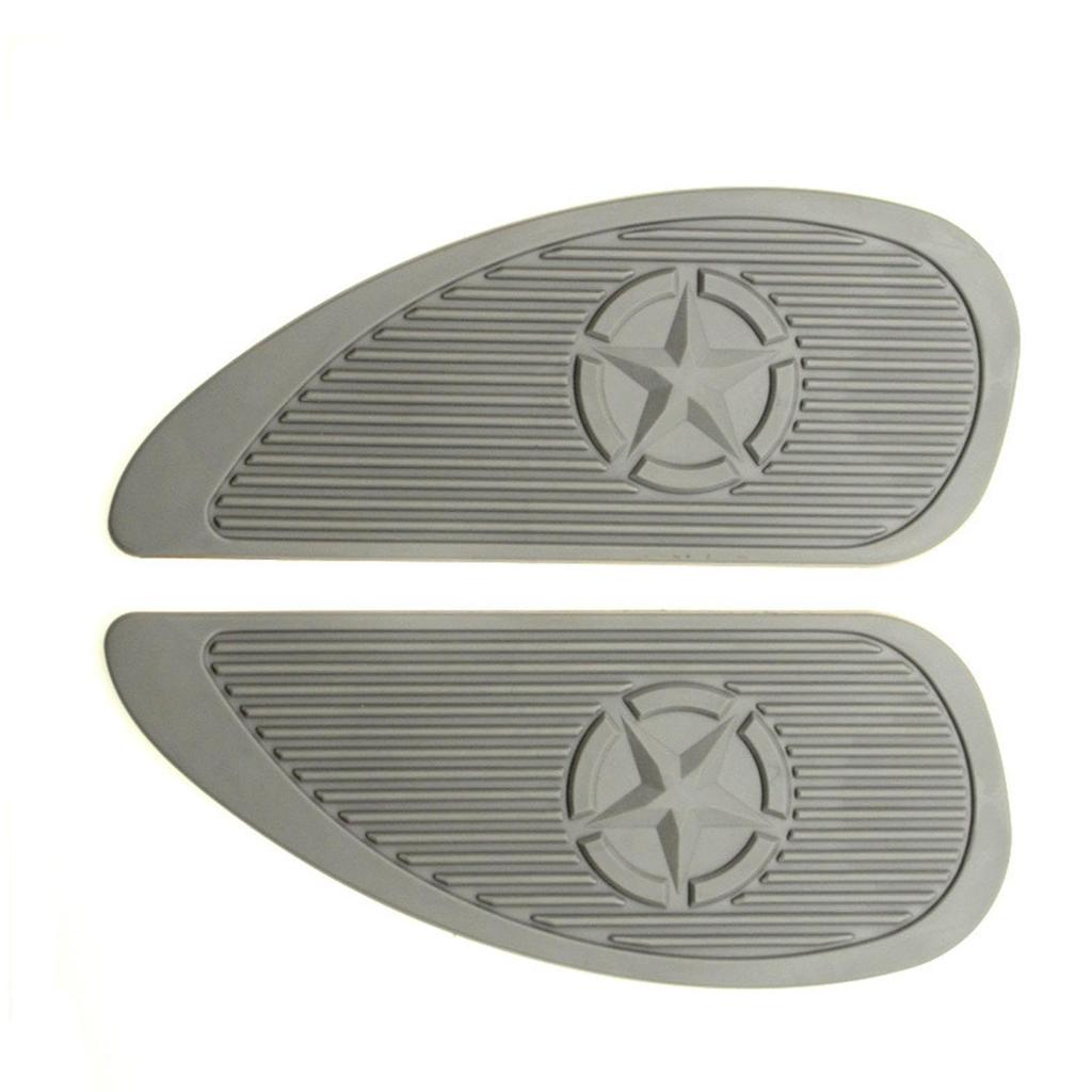 Motorcycle Tank Pads Grip Pads, Anti-Scratch Tank Pads, Left and Right Set Knee Grip