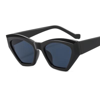 Eyewear 38937 Fashion 2024 Cat Eye Women Small Polygon Sunglasses
