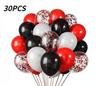 30pcs 10 Inch Multi-color Latex Balloons Set for Birthday Wedding Engagement Anniversary Bachelorette Bridal Shower Decoration