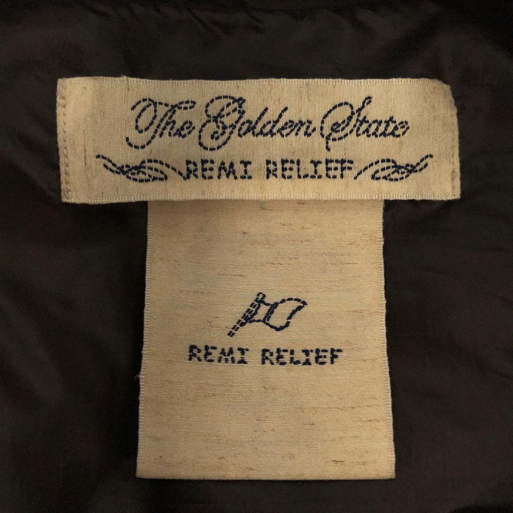 REMI RELIEF the Golden State Made In Japan Down Vest with Liner Zip Jacket Women Used