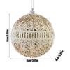 Weihnachtsbaumdekoration Kugel 8cm Bruchsicher Glitzer Baumschmuck Weihnachtsbaum Winterdekorationen für Zuhause Büro Schule
