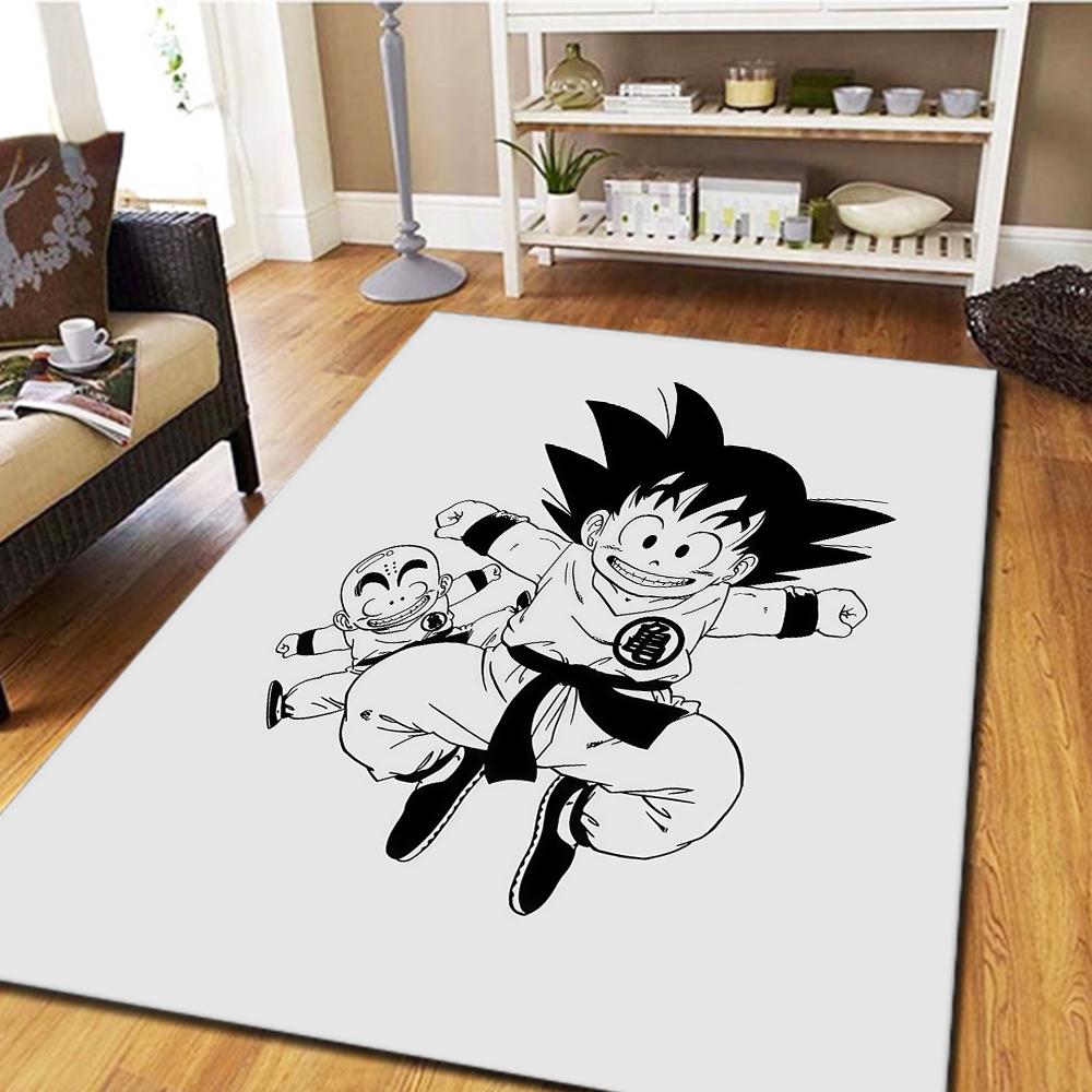 

Son Goku Anime Digital Print Carpet, Bedroom Play Mat, Home Decor Floor Rug, Cool Movie Themed Mat -HYQ26 60x90cm