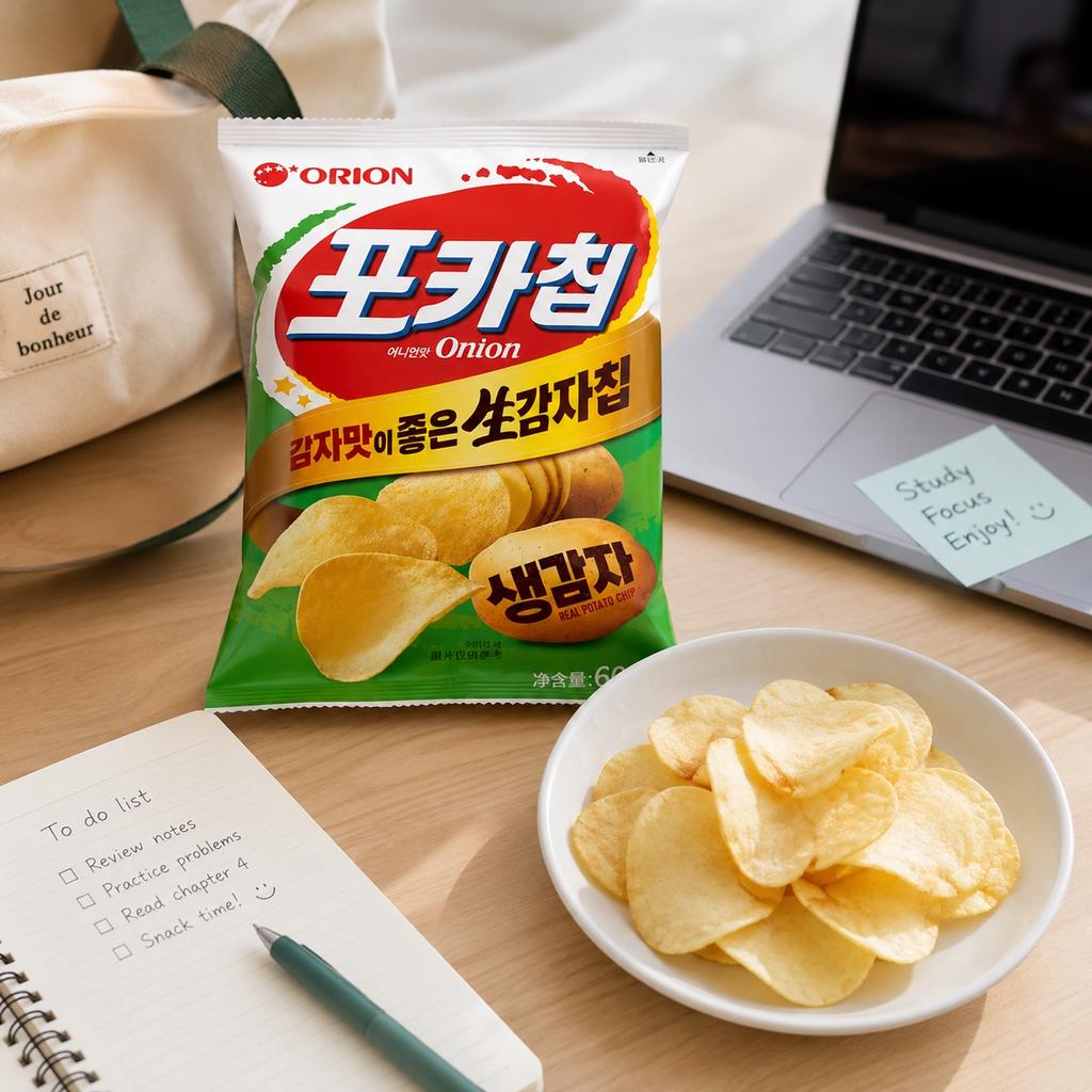 Orion Original‑Cut Potato Chips Onion Flavor 60g