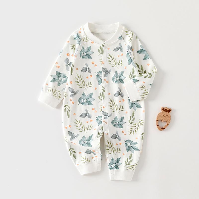 

Новый хлопковый детский комбинезон 2025 года для весны, осени и зимы - Новорожденный Малыш Нижнее белье 66