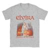 Elviras Pure Cotton Tshirt For Unisexs Beach Mistress Of The Dark Y2k Funny Tshirts Crewneck Harajuku Tee Shirt Oversized Hot