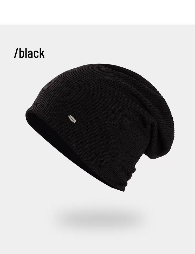 2022 Versatile Solid Color Korean Style Multifunctional Pullover Hat - Simple & Trendy Design