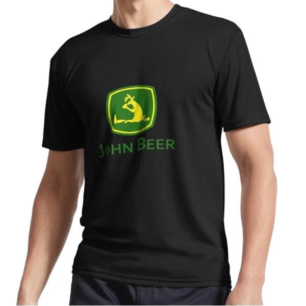 New John Beer Active Logo T-Shirt Funny Size S to 5XL M
